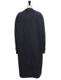 Trench coat long en coton bleu marine Prix boutique 1690€ Taille L