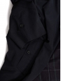 Trench coat long en coton bleu marine Prix boutique 1690€ Taille L