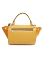 Medium size TRAPEZE bag in yellow and orange leather with strap Retail price €2200